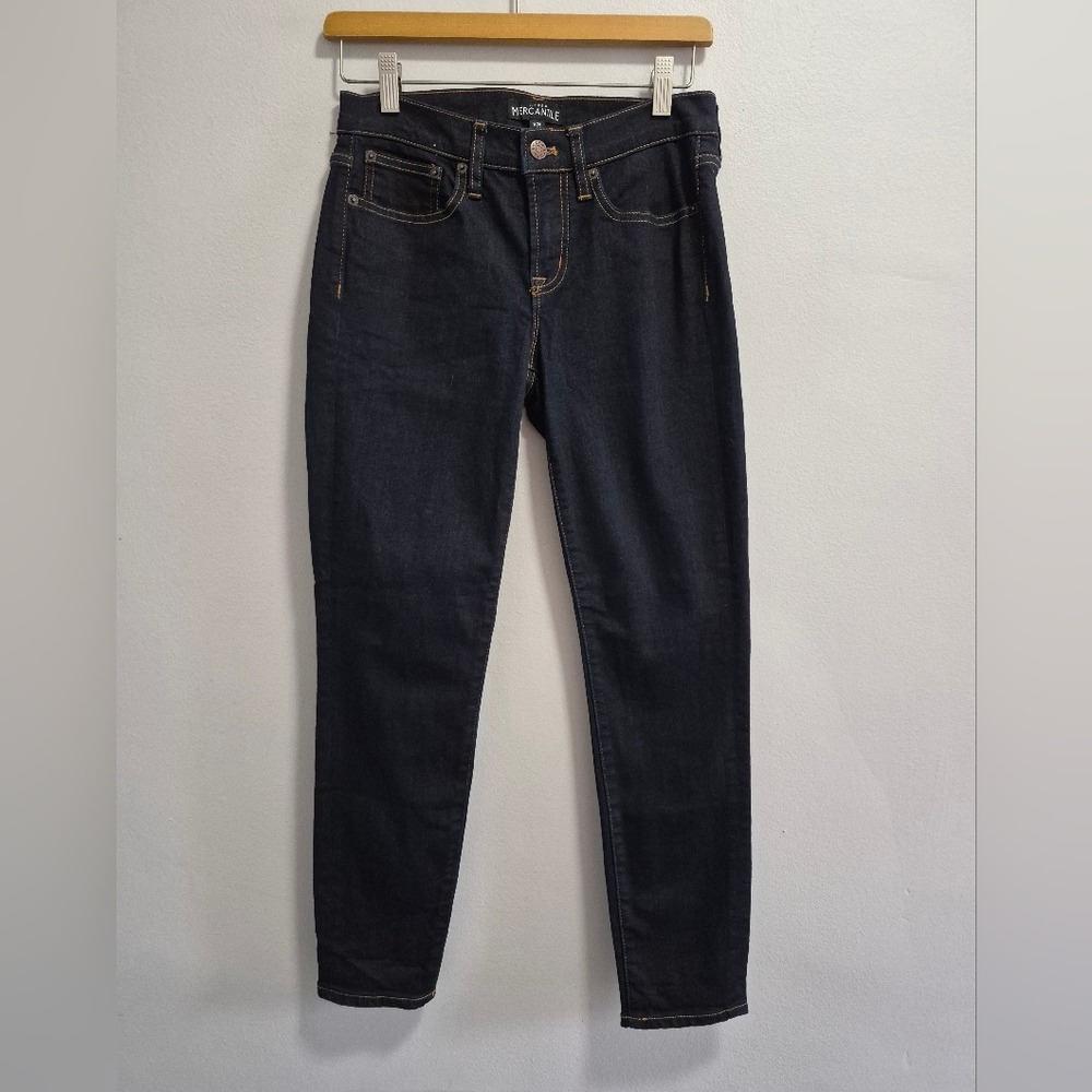 J. Crew Mercantile Factory Midrise Skinny Jeans In Signature Stretch Size 26x28